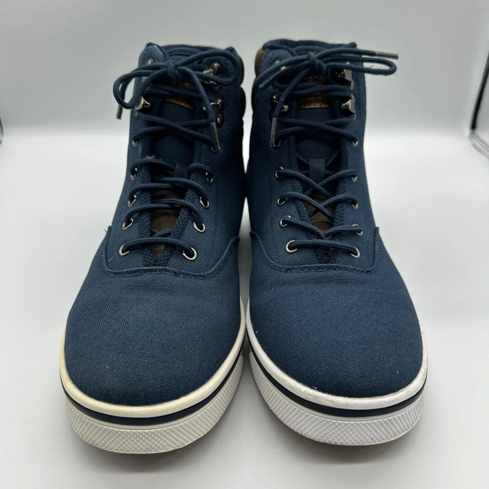 Vlado Shoes Mens Size 9 Blue Milo High Top‎ Lace Up Sneakers Casual IG-2711-14